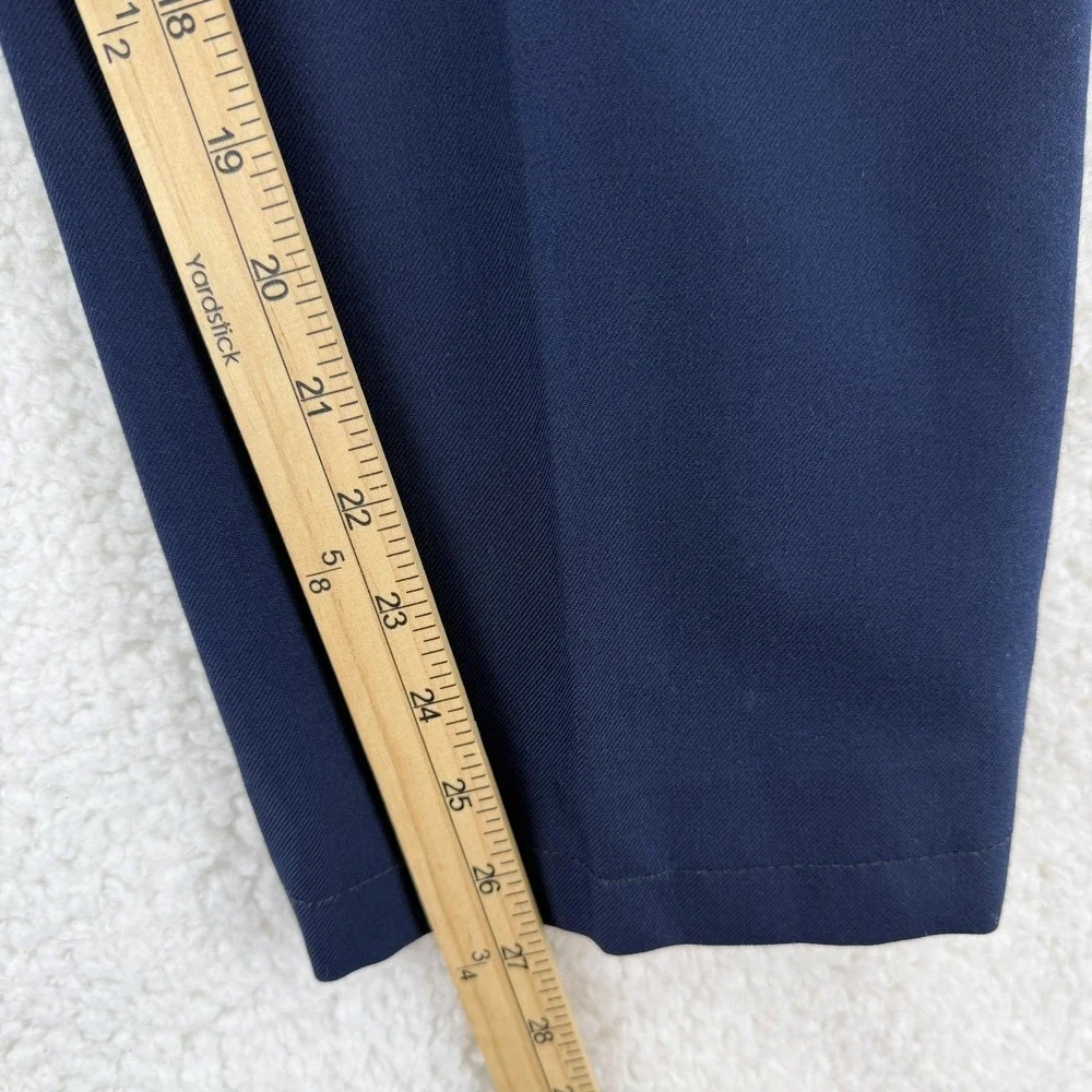 Vintage US Navy Service Trousers Pants Mens 31x28 Blue Wool Blend Military 2000s